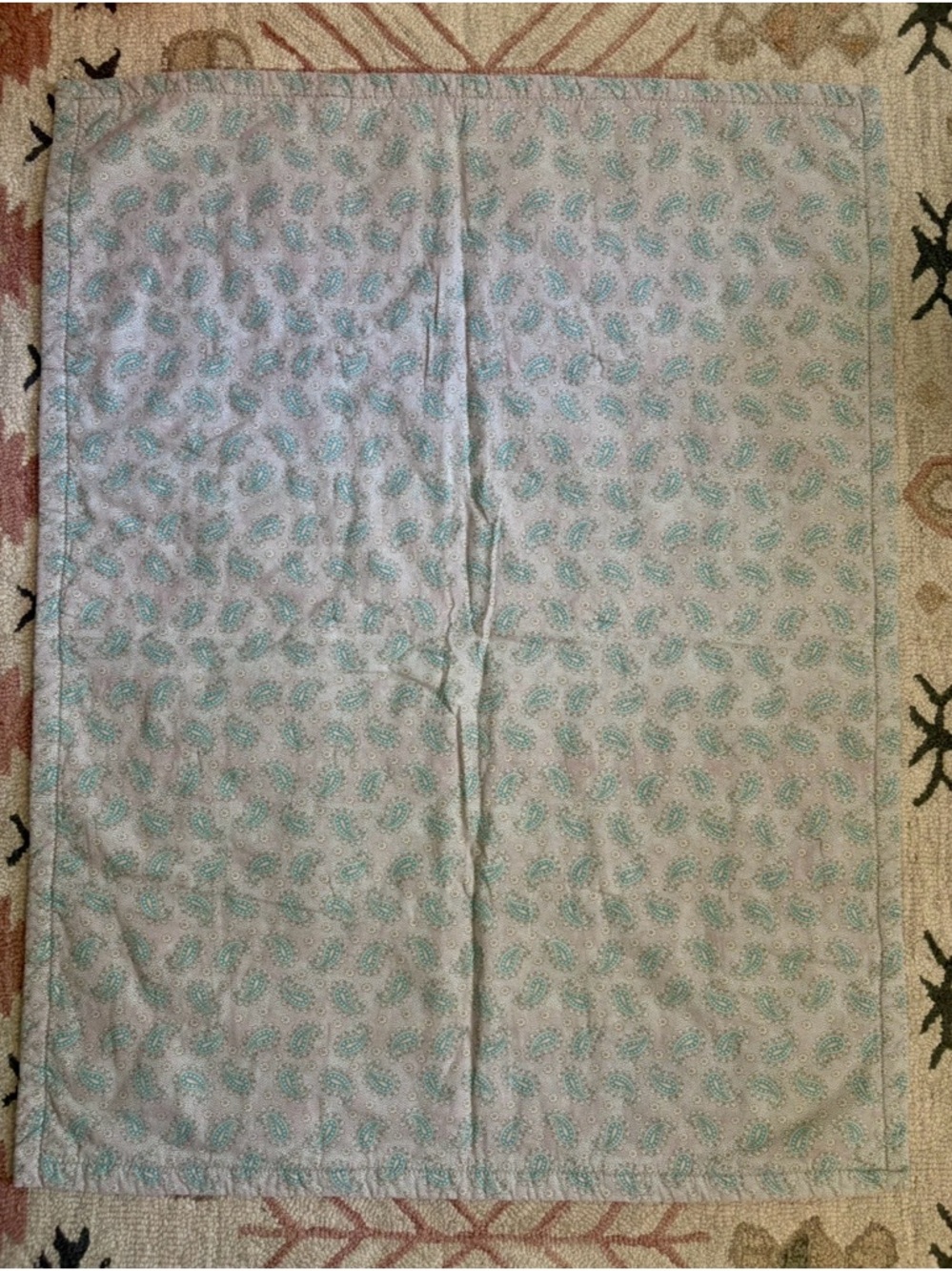 Handmade Patchwork Crib Quilt - Picture 5 of 6